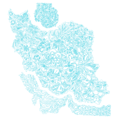 نقشه ایران به شکل گل و بوته به صورت وکتور (414)