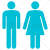 دانلود آیکن وکتور طرح نمادین مرد و زن (415)