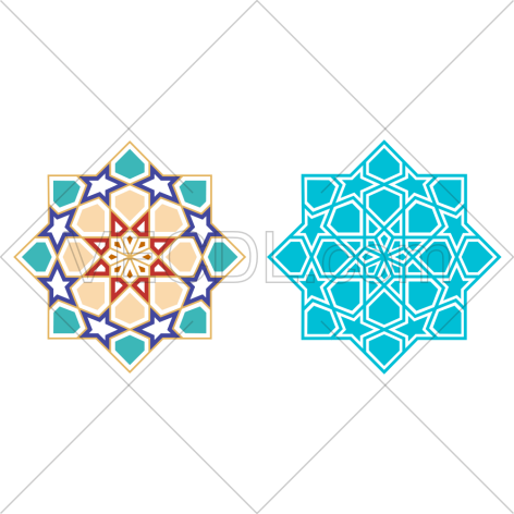 طرح اسلیمی به صورت وکتور (417)