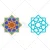 طرح شمسه و گره چینی به صورت وکتور (424)