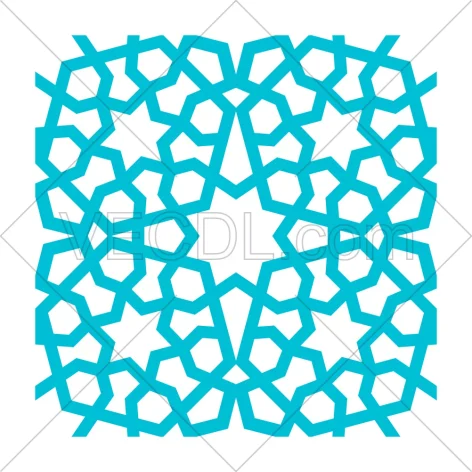 طرح سنتی و تکرارپذیر گره چینی به صورت وکتور (434)