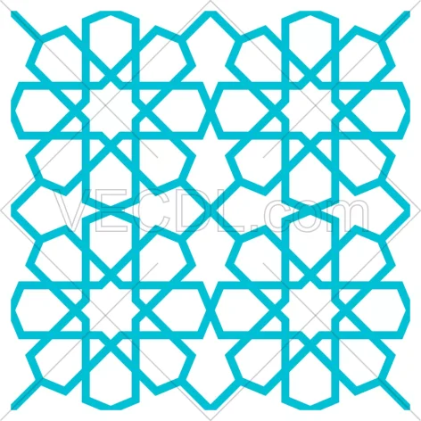 طرح سنتی و تکرارپذیر گره چینی به صورت وکتور (442)