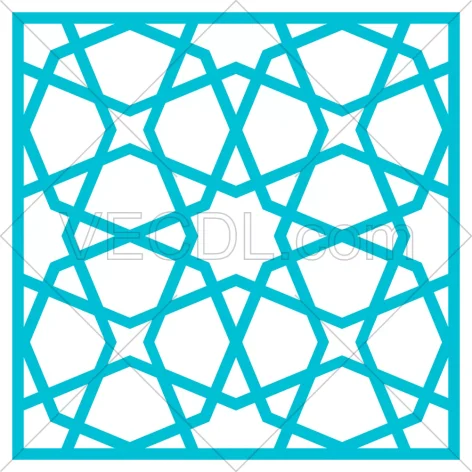 طرح سنتی و تکرارپذیر گره چینی به صورت وکتور (447)