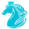 دانلود عکس وکتور سر اسب