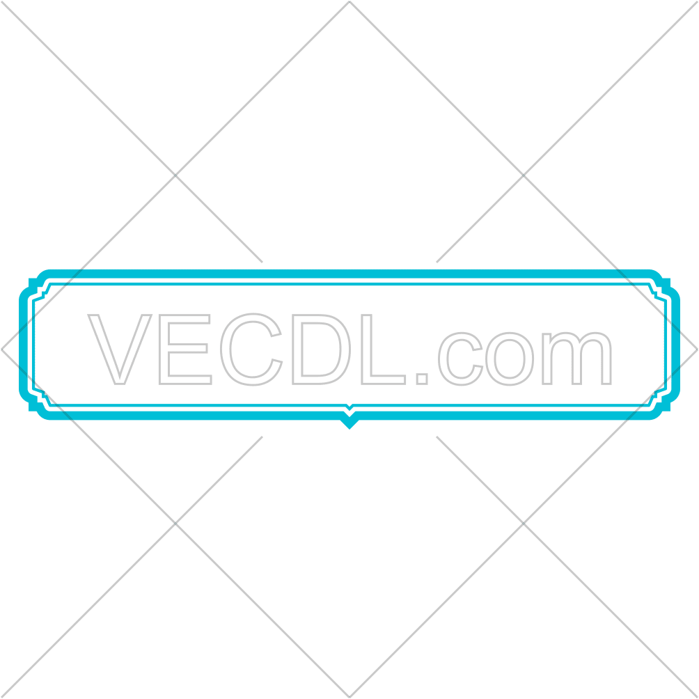دانلود طرح وکتور قاب مستطیل