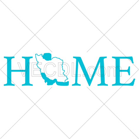 دانلود کلمه HOME و نقشه ایران به صورت وکتور