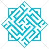 کلمه علی با خط کوفی بنایی به صورت وکتور (1145)