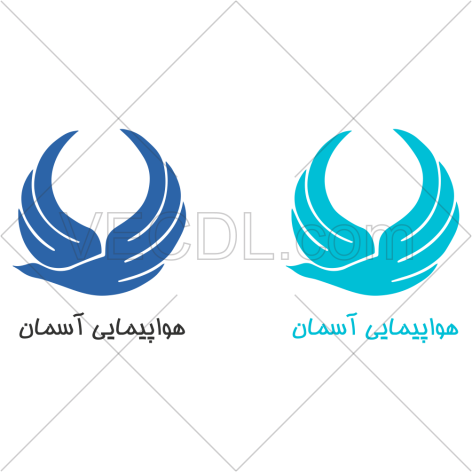 آرم شرکت هواپیمایی آسمان به صورت وکتور