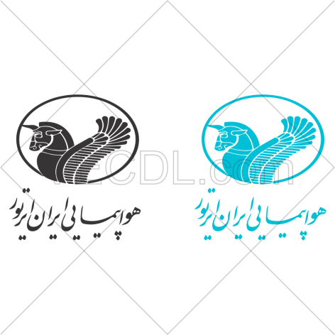 آرم شرکت هواپیمایی ایران ایرتور به صورت وکتور