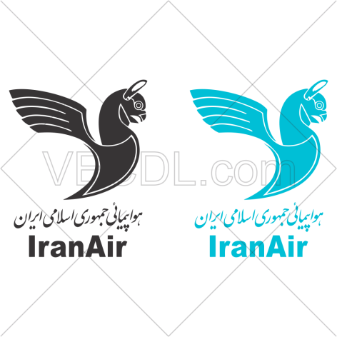 آرم شرکت هواپیمایی ایران ایر به صورت وکتور