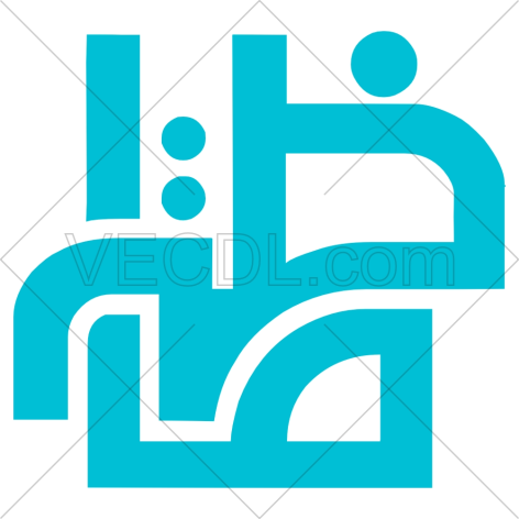 تایپوگرافی کلمه فاطمه به صورت وکتور