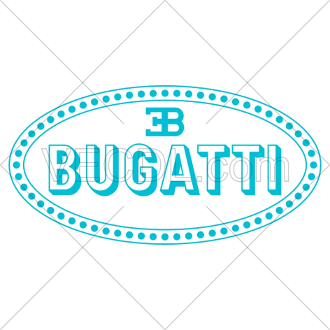 لوگوی برند خودرو BUGATTI به صورت وکتور