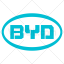 لوگوی برند خودرو BYD به صورت وکتور