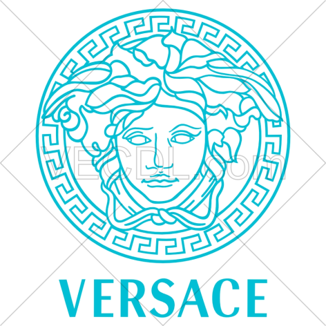آرم لوگوی ورساچی - Versace به صورت وکتور (01351)