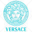 آرم لوگوی ورساچی - Versace به صورت وکتور (01351)