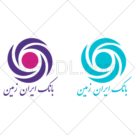 لوگوی بانک ایران زمین به صورت وکتور
