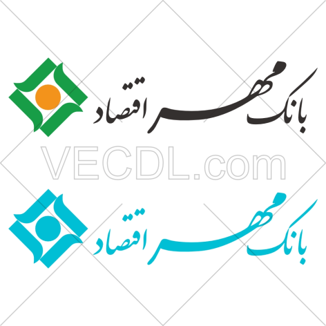 لوگوی بانک مهر اقتصاد به صورت وکتور
