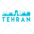نقشه ایران و طرح نمادین شهر تهران به شکل وکتور